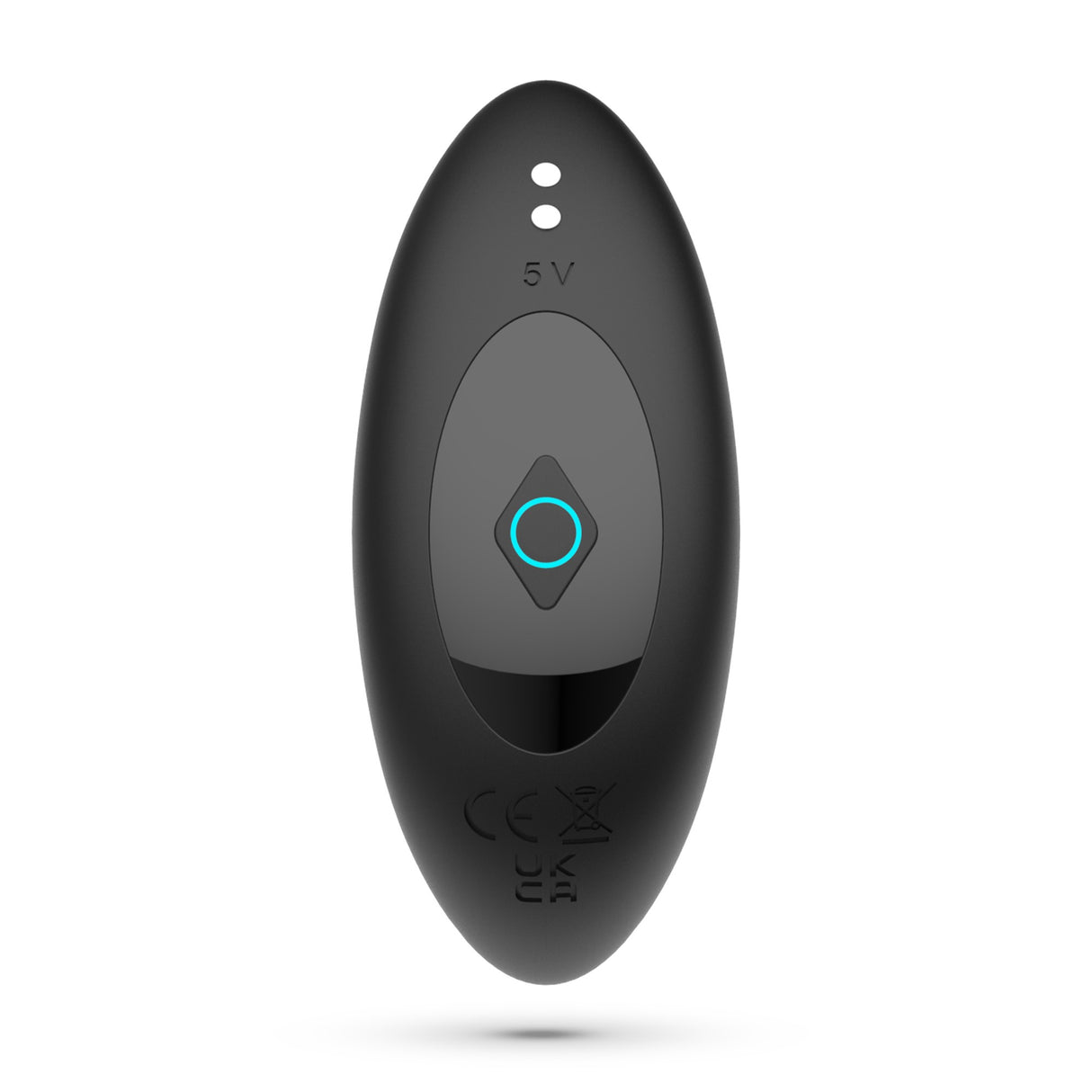 Analplug Octo mit Klopffunktion und Fernbedienung Schwarz