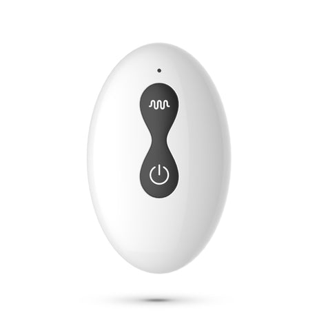Analplug Octo mit Klopffunktion und Fernbedienung Schwarz