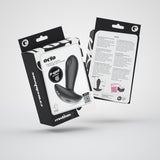Analplug Octo mit Klopffunktion und Fernbedienung Schwarz