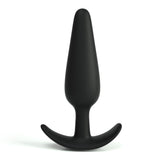 Analplug Tic aus Silikon Schwarz