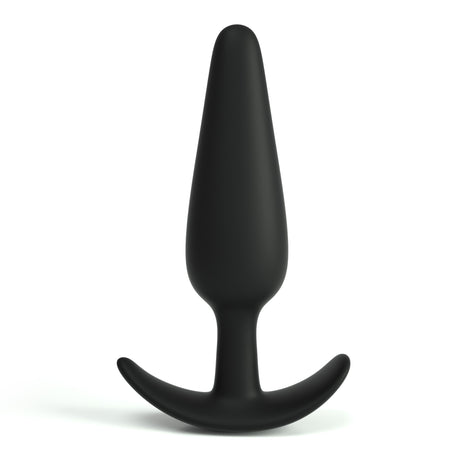 Analplug Tic aus Silikon Schwarz