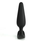 Analplug Tic aus Silikon Schwarz
