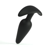 Analplug Tic aus Silikon Schwarz