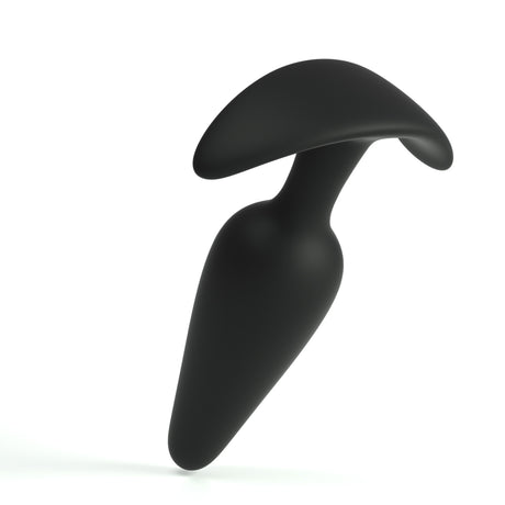 Analplug Tic aus Silikon Schwarz