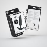 Analplug Tic aus Silikon Schwarz