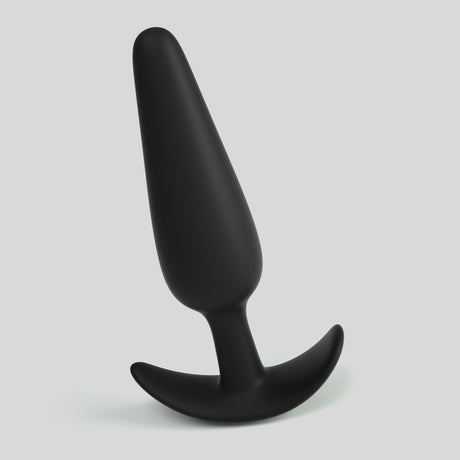 Analplug Tic aus Silikon Schwarz