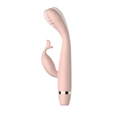 Rabbit-Vibrator Don G-iovanni mit Wellenbewegung Pink 17,5 x 2,5 cm – Ansicht 6