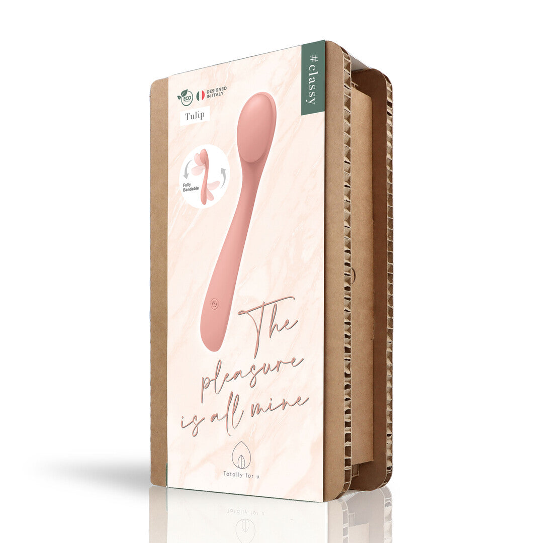 G-Punkt-Vibrator Tulip biegbar Pink 22 x 3,5 cm – Ansicht 2