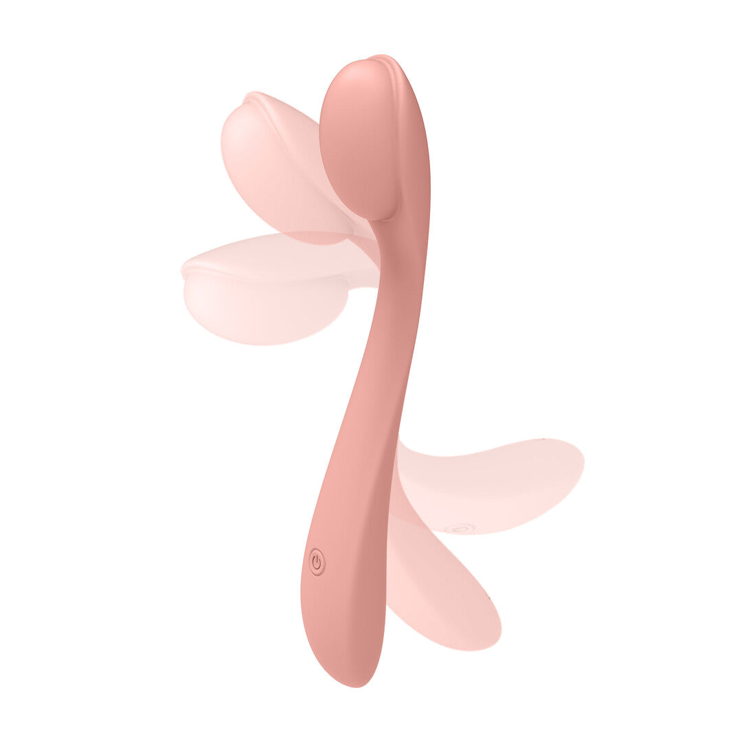 G-Punkt-Vibrator Tulip biegbar Pink 22 x 3,5 cm