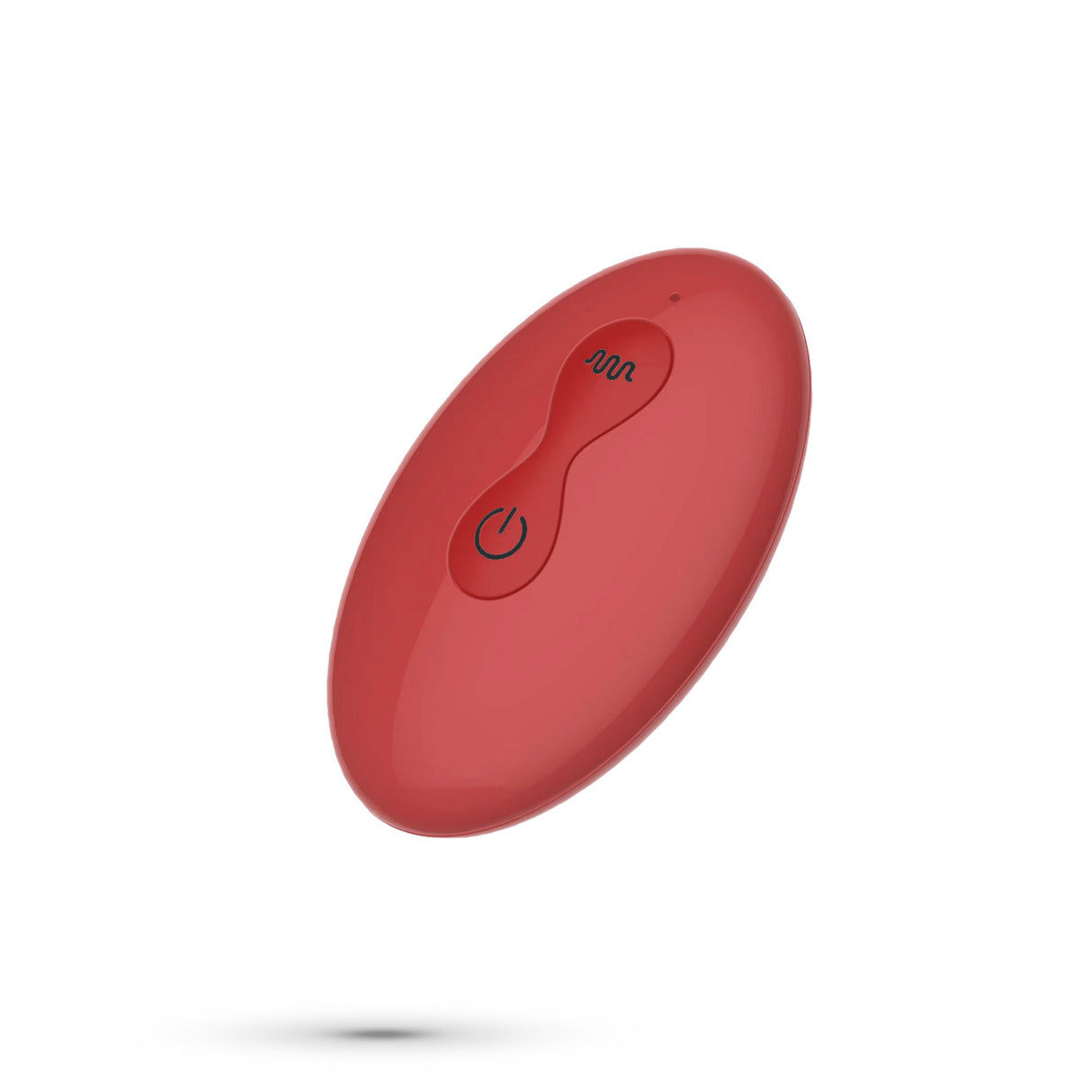 Analplug Romeo mit Stoßfunktion und Fernbedienung Rot
