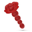 Analplug Rosaline rotierend mit Fernbedienung Rot 19 cm