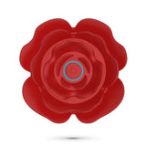 Analplug Rosaline rotierend mit Fernbedienung Rot