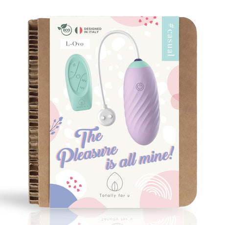 Vibro-Ei Lovo mit Fernbedienung Violett 18 x 2,8 cm – Ansicht 3