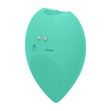 Auflegevibrator Gemma mit Zunge und Vibration Grün 7,3 x 5,2 cm