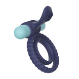 Penisring Triologia doppelt mit Bullet Blau 7,7 cm – Ansicht 5