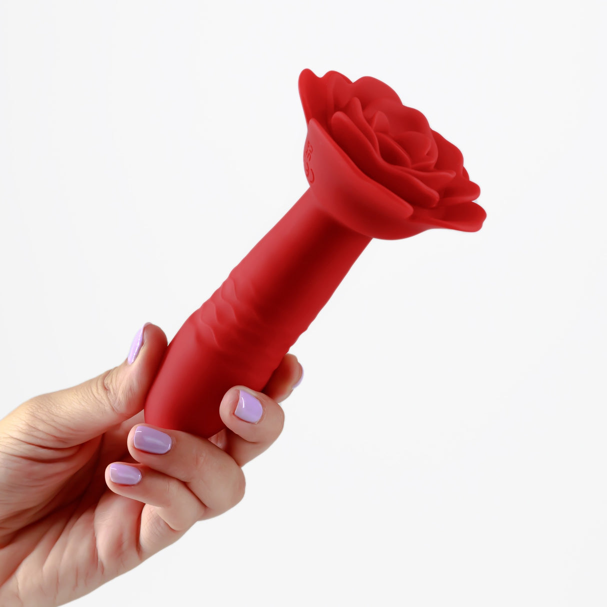 Analplug Romeo mit Stoßfunktion und Fernbedienung Rot