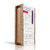 Vibrator Lancelot mit Stoßfunktion und rotierenden Perlen Violett 22 x 3,7 cm – Ansicht 4