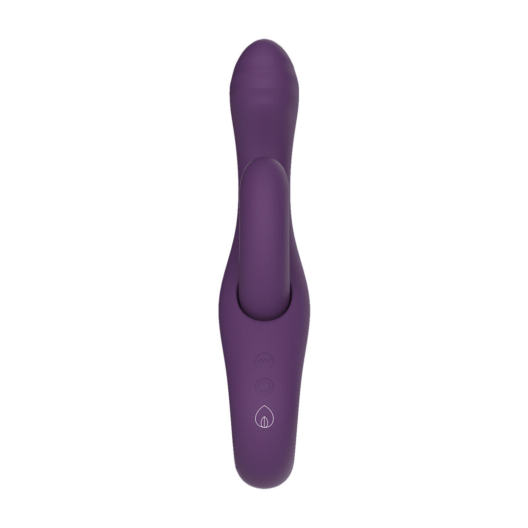 Rabbit-Vibrator Infinity Doppelvibrator Violett 22,2 x 4,6 cm – Ansicht 4