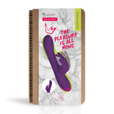 Rabbit-Vibrator Round Bliss mit Rotation Violett 22,5 x 3,5 cm – Ansicht 3