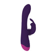 Rabbit-Vibrator Round Bliss mit Rotation Violett 22,5 x 3,5 cm