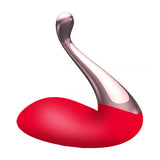 Auflegevibrator The Queen Stiletto mit drei Aufsätzen Rot 6 x 3 cm – Ansicht 5