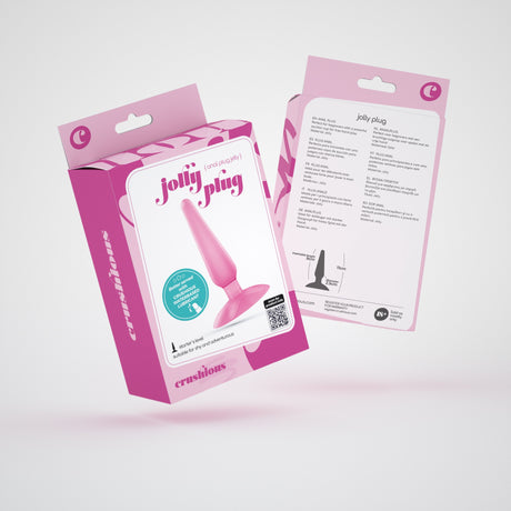 Analplug Jolly Rosa 9 x Ø 2,5 cm