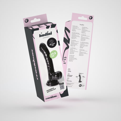 Analdildo Hudini Schwarz
