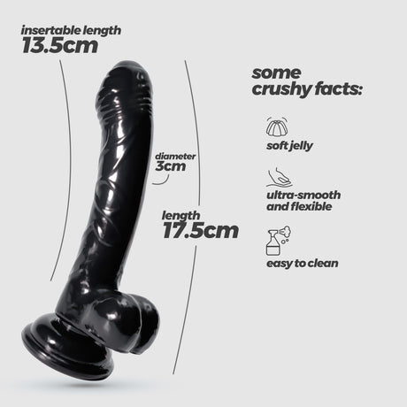 Analdildo Hudini Schwarz