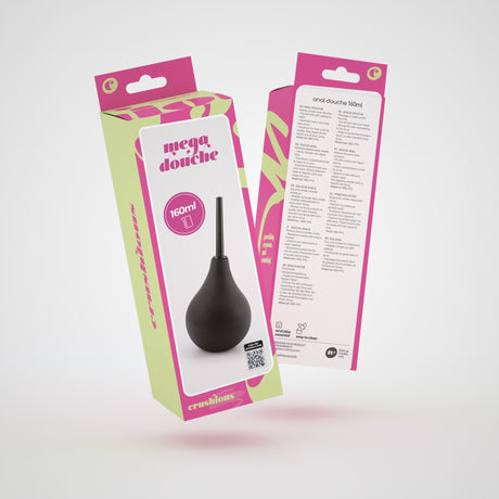 Analdusche Mega Douche Schwarz 160 ml