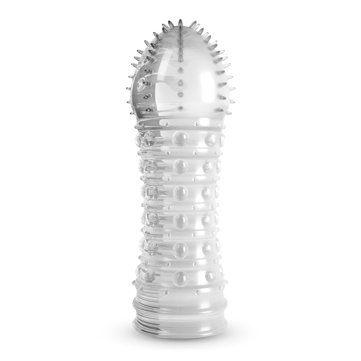 Penishülle mit Noppen Transparent 15,5 x Ø 3,3 cm