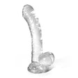 Analdildo Hudini Jelly flexibel Transparent 13,5 x 3 cm