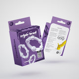 Penisring-Set Triple Bead Transparent