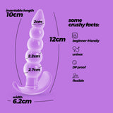 Analplug Draco Lila 10 x Ø 2,7 cm