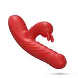 Rabbit-Vibrator Lapin mit Stoßfunktion Rot