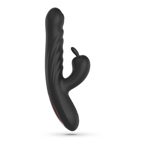 Rabbit-Vibrator Lapin mit Stoßfunktion Schwarz