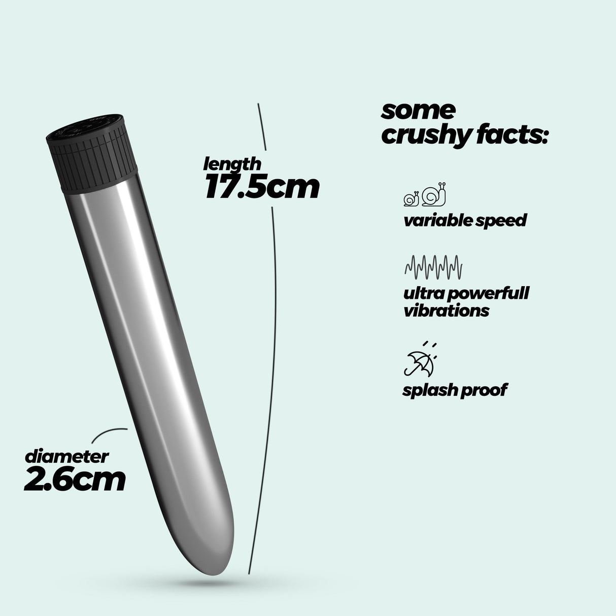 Vibrator Classic Vibe Silber