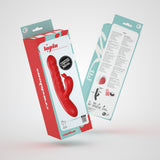 Rabbit-Vibrator Lapin mit Stoßfunktion Rot