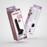 Dildo Inviktus 7 aus Flüssigsilikon Schwarz