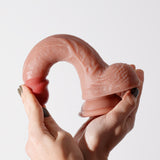 Dildo Inviktus 8 aus Flüssigsilikon Hautfarbe