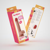 Dildo Inviktus 8 aus Flüssigsilikon Hautfarbe