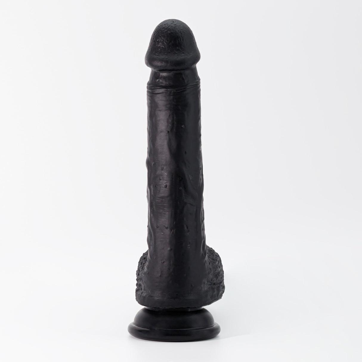 Dildo Inviktus 8 aus Flüssigsilikon Schwarz
