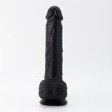 Dildo Inviktus 8 aus Flüssigsilikon Schwarz