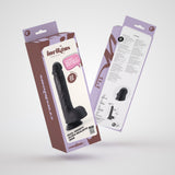 Dildo Inviktus 8 aus Flüssigsilikon Schwarz