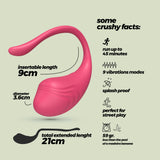 Vibro-Ei Tamago mit Akku und Fernbedienung Rosa