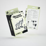 Analplug-Set Bijou Trio mit Samtbeuteln Schwarz 6 x Ø 2,7 cm