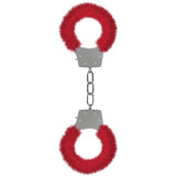 Plüsch-Handschellen Rot