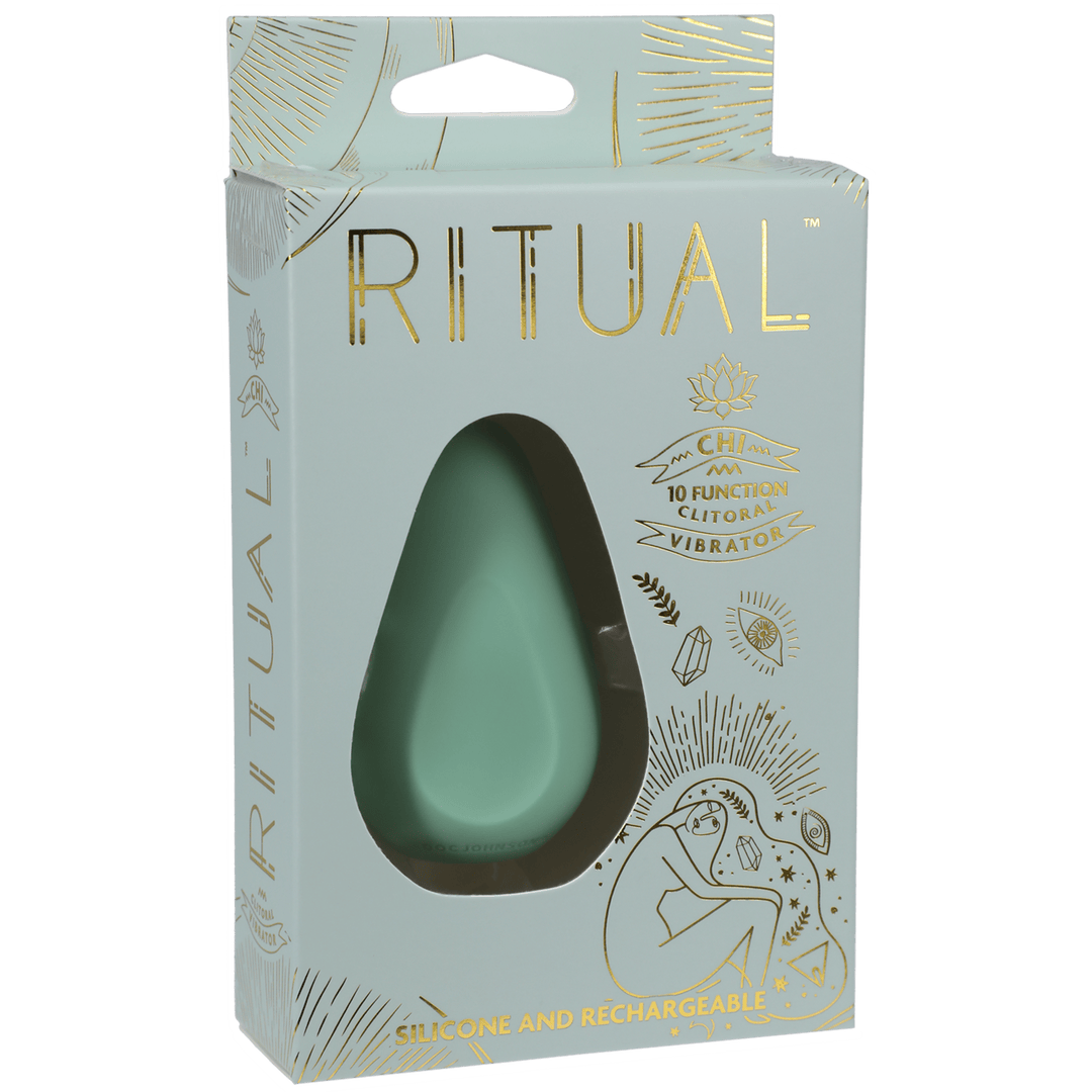 Klitoris-Vibrator Chi mit Akku Grün 4,7 cm