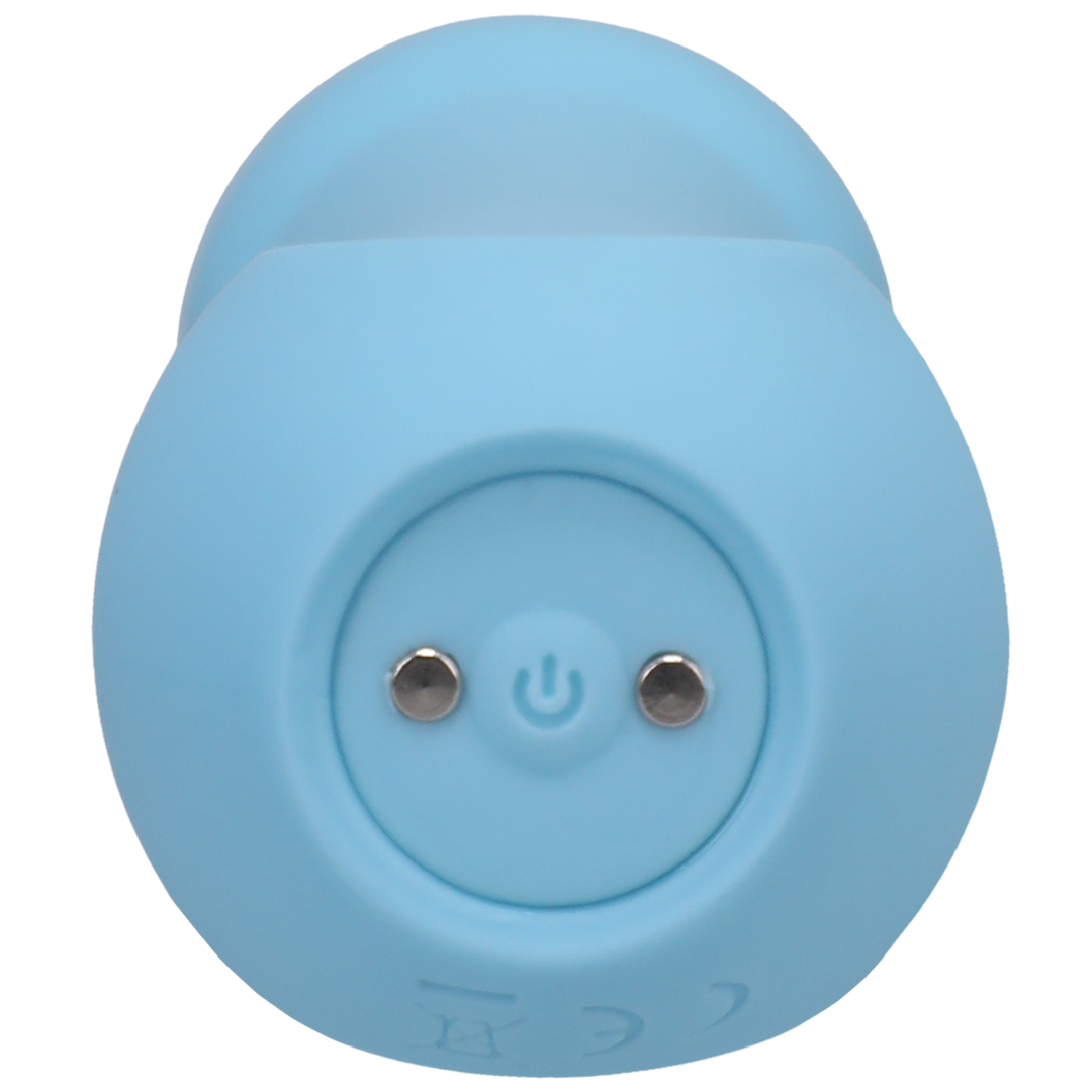 Vibrator Euphoria mit Akku Blau 17,1 x Ø 3,8 cm
