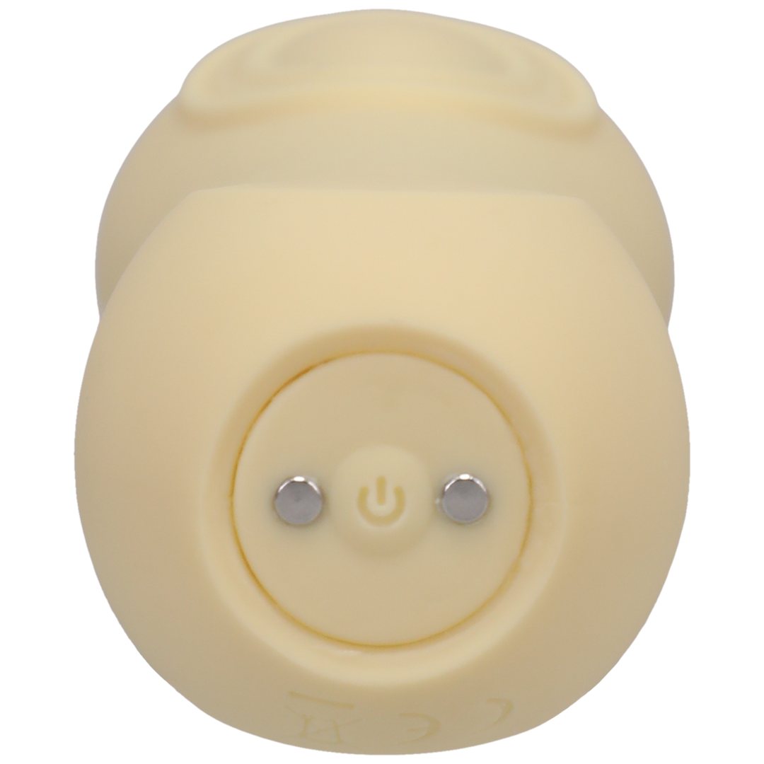 Vibrator Sol pulsierend mit Akku Gelb 11 cm