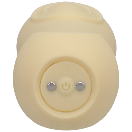 Vibrator Sol pulsierend mit Akku Gelb 11 cm